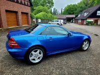 Second-hand Mercedes SLK200 Edition 163 CP (119 kW) 2001 Albastru Cabrio