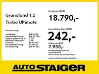 gebraucht Opel Grandland X 1.2 Turbo Ultimate 360 Grad Kamera