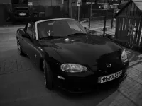 Gebraucht Mazda MX5 110 PS (80 kW) 2003 Schwarz Cabrio