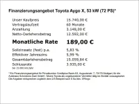 Gebraucht Toyota Aygo X Basis 72 PS (52 kW) 2025 1k3)/ black mica (209) (grau SUV
