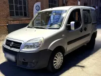 Gebraucht Fiat Doblò 75 PS (55 kW) 2008 Silber Van / Kleinbus