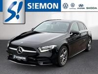 Gebraucht Mercedes A200 AMG line 163 PS (119 kW) 2019 Unilack (schwarz Limousine