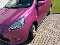 Gebraucht Mitsubishi Space Star Top 71 PS (52 kW) 2014 Violet Van / Kleinbus
