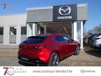 Neu Mazda 3 Exclusive 140 PS (102 kW) 2025 Soul red crystal Limousine