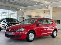 Gebraucht VW Golf VI Trendline 80 PS (58 kW) 2009 Rot Kleinwagen