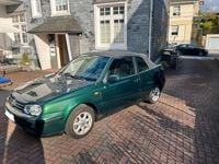 Gebraucht VW Golf Cabriolet Trendline 101 PS (74 kW) 1999 Grün Cabrio