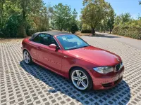 Gebraucht BMW 120 Cabriolet Sport Line 170 PS (125 kW) 2008 Rot Cabrio