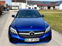 Gebraucht Mercedes C220 194 PS (142 kW) 2019 Blau Limousine