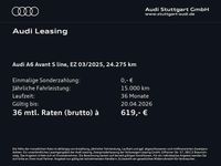 Gebraucht Audi A6 S-Line 299 PS (219 kW) 2025 Ascariblau metallic Kombi