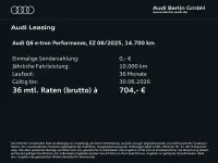 Gebraucht Audi Q6 e-tron Performance 225 kW (306 PS) 2025 Gletscherweiß metallic SUV