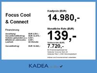 Gebraucht Ford Focus Cool & Connect 123 PS (90 kW) 2021 Obsidianschwarz metallic Limousine