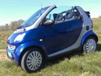 Usata Smart ForTwo Cabrio Pulse 61 CV (44 kW) 2002 Blu Cabrio