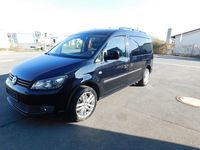 Gebraucht VW Caddy Maxi Trendline 102 PS (75 kW) 2013 Schwarz Van / Kleinbus