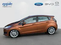 Gebraucht Ford Fiesta Individual 125 PS (91 kW) 2014 Castanobraun metallic Kleinwagen