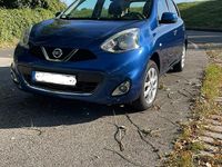 Gebraucht Nissan Micra 80 PS (58 kW) 2016 Blau Kleinwagen