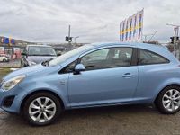 Gebraucht Opel Corsa Active 69 PS (50 kW) 2013 Blau Kleinwagen