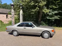 Gebraucht Mercedes 500 1986 Rauchsilbermetallic Coupé