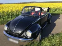 Gebraucht VW Käfer S 50 PS (36 kW) 1975 Schwarz Cabrio