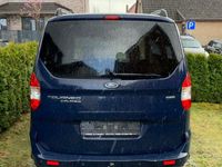 Gebraucht Ford Tourneo Courier Titanium 101 PS (74 kW) 2017 Blau Van / Kleinbus