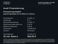 Gebraucht Audi A3 150 PS (110 kW) 2022 Schwarz Limousine
