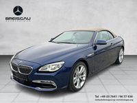 Gebraucht BMW 640 Cabriolet Luxury Line 313 PS (230 kW) 2015 Blau Cabrio