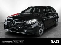 Gebraucht Mercedes C200 AMG 184 PS (135 kW) 2020 Metalliclack obsidianschwarz Kombi