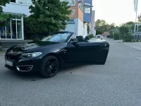 Gebraucht BMW 218 Luxury Line 136 PS (100 kW) 2015 Schwarz Cabrio