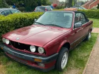 Gebraucht BMW 318 Cabriolet 1991 Rot Cabrio