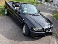 Gebraucht BMW 320 Cabriolet Sport Line 170 PS (125 kW) 2004 Schwarz Cabrio
