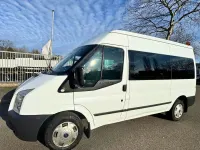 Gebraucht Ford Transit 101 PS (74 kW) 2014 Weiß Van / Kleinbus