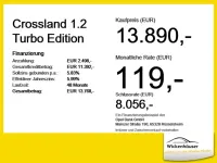 Gebraucht Opel Crossland Edition 110 PS (80 kW) 2022 Blau SUV