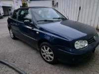Gebraucht VW Golf 101 PS (74 kW) 2001 Blau Cabrio