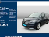 Gebraucht VW Multivan Basis 150 PS (110 kW) 2024 Blau Van / Kleinbus