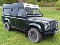 Gebraucht Land Rover Defender 113 PS (83 kW) 1997 Grün Van / Kleinbus