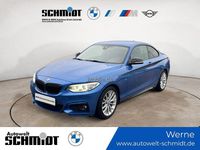 Gebraucht BMW 220 M Sport 184 PS (135 kW) 2017 Blau Coupé