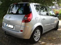 Gebraucht Renault Scénic II Exception 111 PS (81 kW) 2008 Silber Van / Kleinbus
