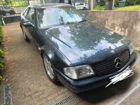 Gebraucht Mercedes SL320 224 PS (164 kW) 2001 Schwarz Cabrio