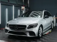 Gebraucht Mercedes C300 AMG line 245 PS (180 kW) 2019 Silber Kombi