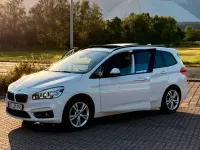 Gebraucht BMW 218 Gran Tourer Luxury Line 150 PS (110 kW) 2015 Weiß Van / Kleinbus
