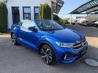 Gebraucht VW T-Roc Cabriolet R-line 150 PS (110 kW) 2022 Blau Cabrio