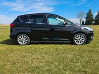 Gebraucht Ford C-MAX Titanium 125 PS (91 kW) 2017 Schwarz Van / Kleinbus