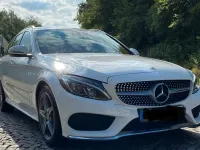 Gebraucht Mercedes C220 AMG line 170 PS (125 kW) 2017 Weiß Kombi