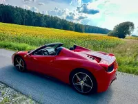 Second-hand Ferrari 458 570 CP (419 kW) 2012 Roșu Cabrio