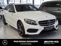 gebraucht Mercedes C200 T 4M AMG Night AHK Parkaket Distro Sitzhz