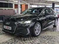Używany Audi A3 S-Line 116 KM (85 kW) 2022 Czarny Sedan/Limuzyna