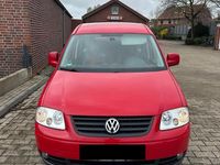 Gebraucht VW Caddy Maxi 105 PS (77 kW) 2009 Rot Van / Kleinbus