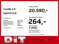 gebraucht Toyota Corolla 2.0 Hybrid Club LED Sitzheizung Kamera