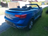 Gebraucht VW T-Roc Cabriolet 110 PS (80 kW) 2021 Blau Cabrio