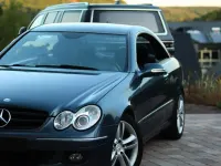 Gebraucht Mercedes CLK280 231 PS (169 kW) 2007 Blau Coupé