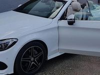 Gebraucht Mercedes C200 AMG line 184 PS (135 kW) 2016 Weiß Cabrio
